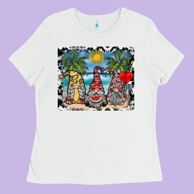 Summer Gnome Mousepad Ladies Tee Designed By Sublimationcraftshop