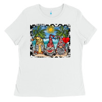 White summer gnome mousepad Ladies Tee - SublimationCraftShop