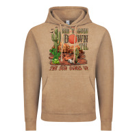 Vintage Coffee aintgoin down til the sun comes up desert Vintage Hoodie - NancyCooperArtShop
