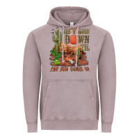 Vintage Zinc aintgoin down til the sun comes up desert Vintage Hoodie - NancyCooperArtShop