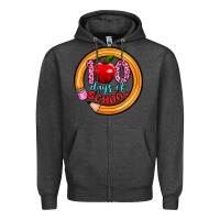 Charcoal Heather 100 days of school Zipper Hoodie - Artiststas
