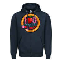 Navy 100 days of school Zipper Hoodie - Artiststas
