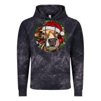 Cloud Black Hereford Cow Christmas Vintage Hoodie - RanaPortraitStore