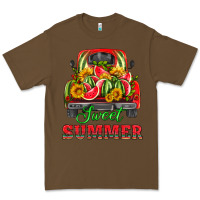 Cacao sweet summer watermelon and truck Premium Tee - HRA Design Shop
