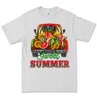Dove Grey sweet summer watermelon and truck Premium Tee - HRA Design Shop