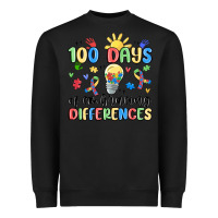 Black 100 days of embracing differences Heavyweight Sweatshirt - MaliasSmallBusiness
