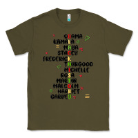 Army Green black history Classic Tee - MaliasSmallBusiness