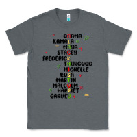 Charcoal Heather black history Classic Tee - MaliasSmallBusiness