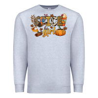 Heather Grey Spice girl Premium Sweatshirt - NancyCooperArtShop