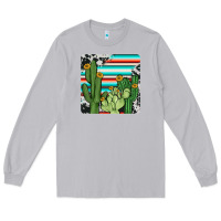Moon Dust cactus cowhide coaster Long Sleeve Tee - JahusDesignShop
