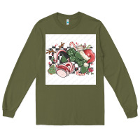 Army Green small business filigran kopya Long Sleeve Tee - MaliasSmallBusiness