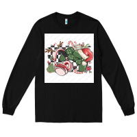 Black small business filigran kopya Long Sleeve Tee - MaliasSmallBusiness