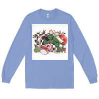 Colony Blue small business filigran kopya Long Sleeve Tee - MaliasSmallBusiness
