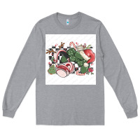 Heather Grey small business filigran kopya Long Sleeve Tee - MaliasSmallBusiness