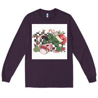 Plum small business filigran kopya Long Sleeve Tee - MaliasSmallBusiness