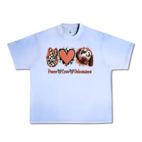 Grape Ice Peace Love Dalmatians Urban Heavy Tee - Jasminsmagicworld