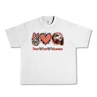 Lunar Rock Peace Love Dalmatians Urban Heavy Tee - Jasminsmagicworld