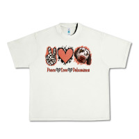 Pistachio Peace Love Dalmatians Urban Heavy Tee - Jasminsmagicworld
