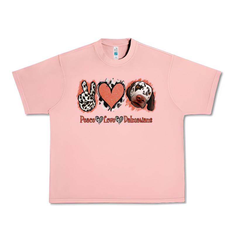 Peace Love Dalmatians Urban Heavy Tee by Jasminsmagicworld | Teevron