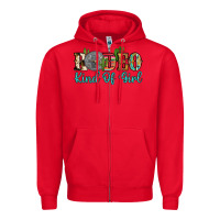 Red rodeo kind of girl Zipper Hoodie - Artiststas