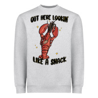 Heather Grey out here lookin like a snack boujee Heavyweight Sweatshirt - MaliasSmallBusiness