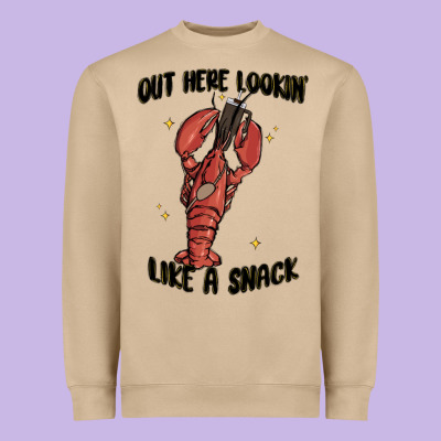 Out Here Lookin Like A Snack Boujee Heavyweight Sweatshirt Designed By Maliassmallbusiness