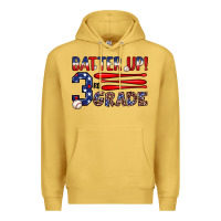 Antique Gold batter up 3rd grade Premium Hoodie - JahusDesignShop