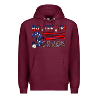 Burgundy batter up 3rd grade Premium Hoodie - JahusDesignShop