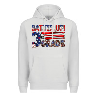Dove Grey batter up 3rd grade Premium Hoodie - JahusDesignShop