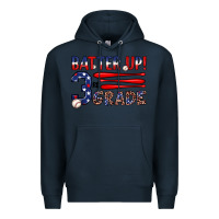 Navy batter up 3rd grade Premium Hoodie - JahusDesignShop