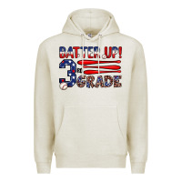 Oatmeal Heather batter up 3rd grade Premium Hoodie - JahusDesignShop