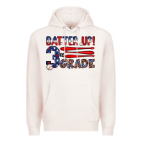 Pale Pink batter up 3rd grade Premium Hoodie - JahusDesignShop