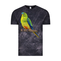 Cloud Black Neophema Parrot Vintage Tee - LillyAllenDesigns