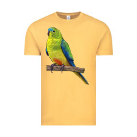 Vintage Mustard Neophema Parrot Vintage Tee - LillyAllenDesigns