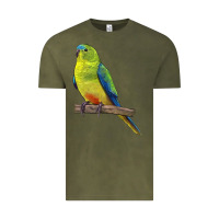 Vintage Olive Neophema Parrot Vintage Tee - LillyAllenDesigns