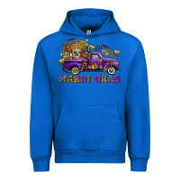 Cobalt mardi gras skull truck Urban Hoodie - FaDigitalArtStudio
