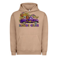 Pigment Burro mardi gras skull truck Urban Hoodie - FaDigitalArtStudio