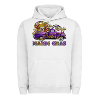 Pigment Lunar Rock mardi gras skull truck Urban Hoodie - FaDigitalArtStudio