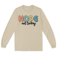 Mushroom nope not today Long Sleeve Tee - MaliasSmallBusiness