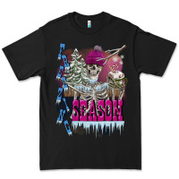 Black freezing season skeleton Premium Tee - FaDigitalArtStudio