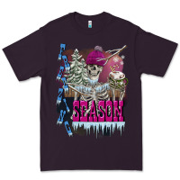 Plum freezing season skeleton Premium Tee - FaDigitalArtStudio