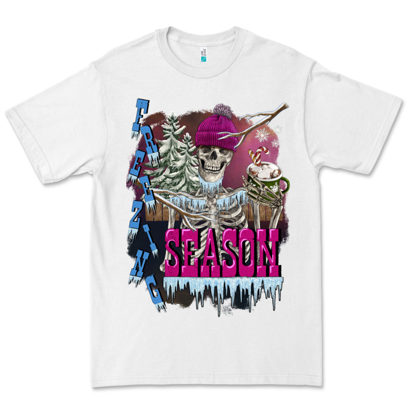 Freezing Season Skeleton Premium Tee by FaDigitalArtStudio | Teevron