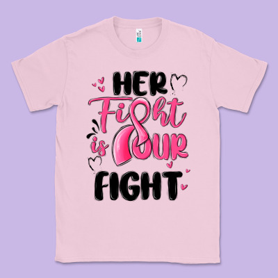 Her Fight Is Our Fight Classic Tee Designed By Maliassmallbusiness