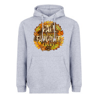 Heather Grey Fall Is My Favorite Color Heavyweight Hoodie - texasbilliewilder