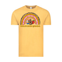 Vintage Mustard back to school rainbow hello sixth grade Vintage Tee - AdoDesignShop