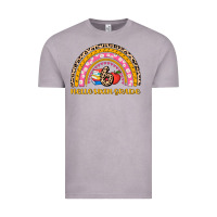 Vintage Zinc back to school rainbow hello sixth grade Vintage Tee - AdoDesignShop