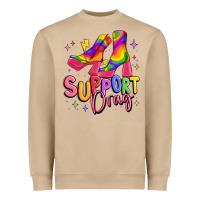 Support Drag Pride Heavyweight Sweatshirt | Teevron