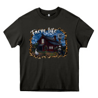 Asphalt farm life2 Heavy Core Tee - SublimationCraftShop