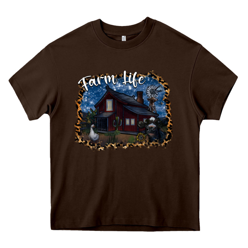 Farm Life2 Heavy Core Tee by SublimationCraftShop | Teevron