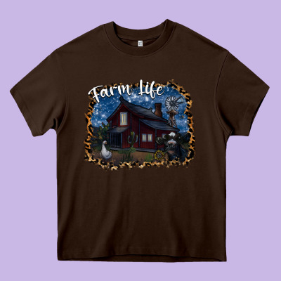 Farm Life2 Heavy Core Tee Designed By Sublimationcraftshop